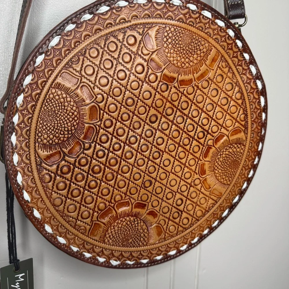 Myra Bag Tan Crossbody Bag - Picture 2 of 13